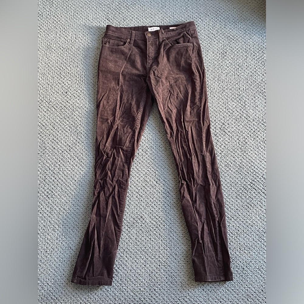 Goodfellow & Co. Slim Corduroy Brown Pant 32 W 34 L